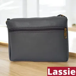 lassie Grey Women Sling Bag Lightweight Faux Leather Sling Bag for Women image 4