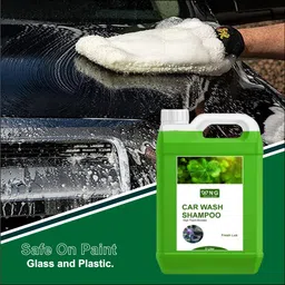 wng CarWash Shampoo | car wash shampoo 5 liter | With Extra Foam Booster | Car Washing Liquid image 3