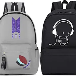 kausbabi Small 15 L Backpack Cute Cartoon Music Lover Backpack for College Girls image 1