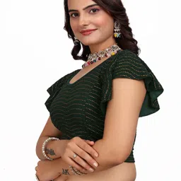 priyanka traders Round Neck Women Blouse-picture-30