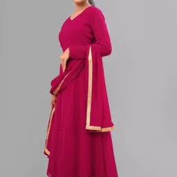 jjgroup Georgette Stitched Anarkali Gown image 2