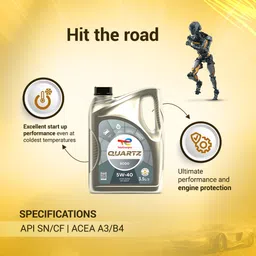 total energies Quartz 8000 5W-40 Full-Synthetic Engine Oil image 4