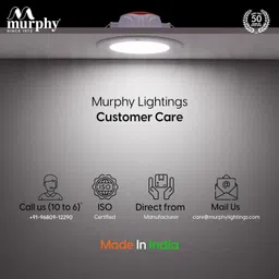 murphy LED 6W BRIGHT Concealed box down light (Warm White , Pack of 20) Recessed Ceiling Lamp image 5
