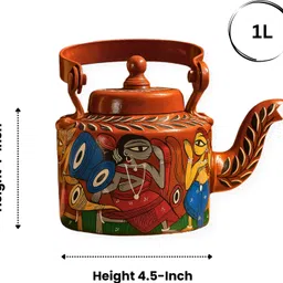 happyzing collection 1 L Wooden Kettle Jug image 2