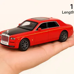 ignite Rolls Royce Phantom Car 1:36 Scale Diecast Alloy Pull-Back Model Toys for Kids image 3
