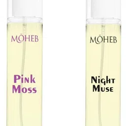 moheb Pink Moss & Night Muse Mist | With a Composition of Ambery & Citrusy Fragrance | Body Mist - For Women-picture-10