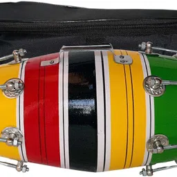 gt manufacturers Multi colour Dholak With Cover Nut & Bolts Dholak-picture-18