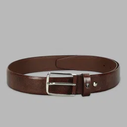 van heusen Men Brown Genuine Leather Belt image 2