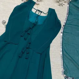 finivoir Georgette Stitched Anarkali Gown image 2