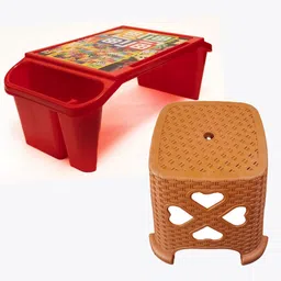 samim world PLASTIC TABLE STOOL COMBO Inflatable HitMe Toys image 2
