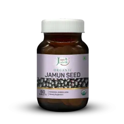 Just Jaivik Organic Jamun Seed Tablets - 600mg-image-55