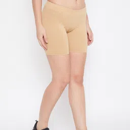 ds fashion Solid Women Swim Bottom Beige Swimsuit image 3