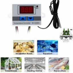 TechSupreme W3001 Intelligent Digital Thermostat temperature controller for Incubator A1 Multipurpose Controller image 2