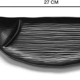 dlm Melamine Momo Plate – Durable, Sectioned Plate for Momos & Dips Plate Serving Set image 2
