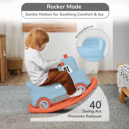 r for rabbit Rock N Ride Push Ride-on for Kids with Injury Free Round Edges and Silent Wheels Rideons & Wagons Non Battery Operated Ride On image 4