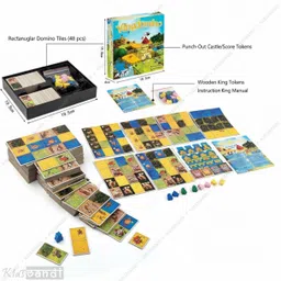 kids mandi Kingdomino Award-Winning Family Strategy Board Game Strategy & War Board Game image 4