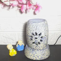 BLUE DESIGN TABLE CERAMIC DIFFUSER Blue Ceramic Table Lantern-image-17