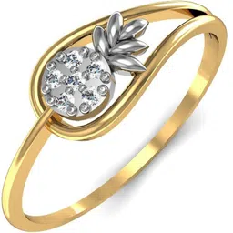 avsar Priya 18kt Diamond Yellow Gold ring-picture-23