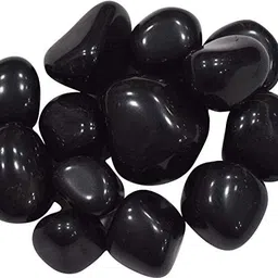 virya Decorative Pebbles Black Stones River Rock Aquarium Decoration Marble Unplanted Substrate-picture-12