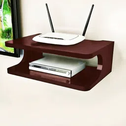 WoodCulture Set Top Box TV Stand Stylish Wall Shelve Hanging Rack MDF (Medium Density Fiber) Wall Shelf-picture-18