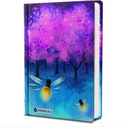 jhingalala Fireflies Hard Bound Undated A5 Diary Notebook (20 X 14.5 CM, 80 GSM, 190 Ruled Perforated Pages) Diary for Gifting, Personal Diary A5 Diary Ruled 190 Pages-picture-18