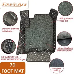 fireaxe Leatherite 7D Mat For Hyundai Amaze image 5