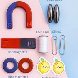 laxmientero Magnetic Power Kit for Kids - Educational Toy with Magnets & Bars Yoyo Case image 4