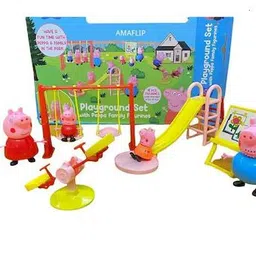 hornflow Pepaa Pig Playground Set Fun(IND*8522621) Playtime Set-picture-37