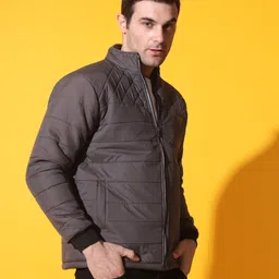 christy world Men Solid Padded Jacket image 2