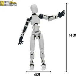 mighty miniatures Prime Action Figure Pack of 2 with Weapons | 14 cm Fully Poseable Collectibles image 3