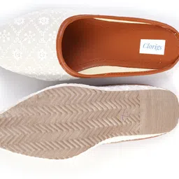 Stepster Ethnic Comfortable || Embroidery Slip On For Women image 2