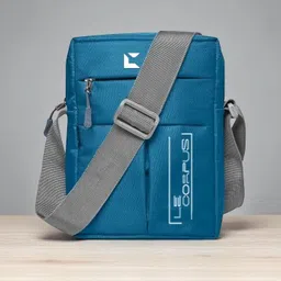 Blue Men & Women Sling Bag Stylish Trendy Design with Adjustable Straps Crossbody Multipurpose Bag-image-43