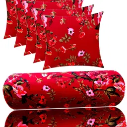 actos Microfibre Floral Bolster Pack of 7-picture-29