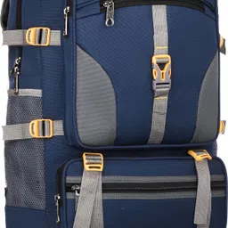 skyberg 60 Litres Curve Water Resistant Rucksack For Hiking Trekking And Travel - Unisex Rucksack - 60 L-picture-16