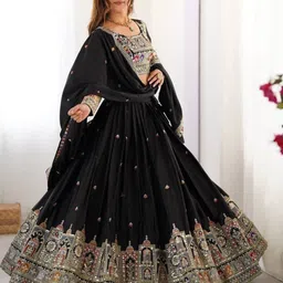 pedr trends Embroidered Semi Stitched Lehenga Choli image 5