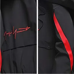 darkdreams Men Striped Biker/Riding Jacket image 3