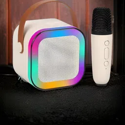 Sterling Bazaar G9_K12Wireless karaoke mic speaker with Bluetooth compatibility and RGB lights 10 W Bluetooth Home Audio Speaker-picture-11