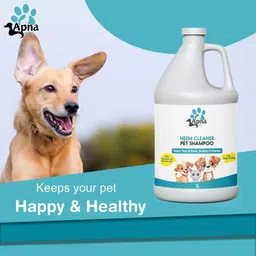 apnapets Dog Shampoo & Puppy Shampoo - Naturally Organic Dog Shampoo Allergy Relief, Anti-dandruff, Anti-fungal, Anti-itching, Anti-Bacterial, Flea and Tick Neem Dog Shampoo image 5