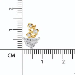 Sparkles Certified Lab Grown Diamond Yellow Gold 14kt Stud Earring image 2