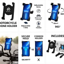 b2c sellar Universal Mobile Mount | Anti-Shake Grip | Bike Mobile Holder-picture-10