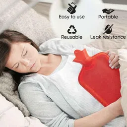 piru Reusable Rubber Heating Bag for Body, Back & Muscle Pain Therapy Hot Water Bag 2000 ml Hot Water Bag image 2