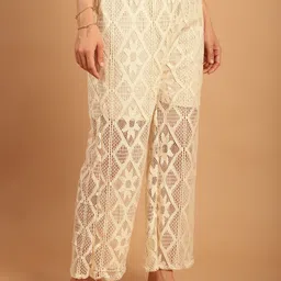 tag-7 Self Design Women Swim Bottom White Swimsuit image 4