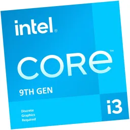 Werner Intel® Core™ i3-9100F (9th Generation) Processor [6MB Cache, 3.60 GHz Frequency] 3.6 GHz LGA 1151 4 Core Processor Designed for Desktop image 1
