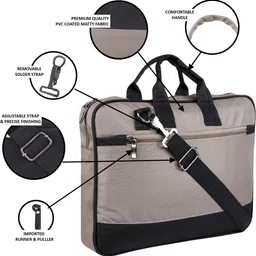 hvh world Men & Women Grey Messenger Bag image 3