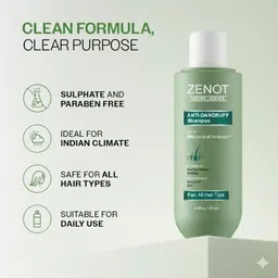zenot Anti Dandruff Shampoo | Reduces Up to 100% Dandruff & Strengthens Hair.0.13 image 2