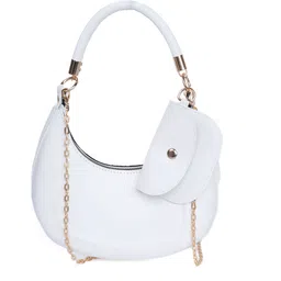santorini Women White Hobo-picture-15