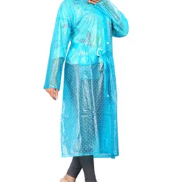 kamosa Polka Print Women Raincoat image 3
