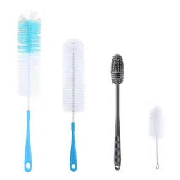 techking 4-in-1 Silicone Bottle Cleaning Brush Set | Long Handle image 1