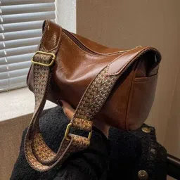 Brown Women Shoulder Bag NIWAD GREEN Brown Sling Bag New Girls Stylish Purse-image-7