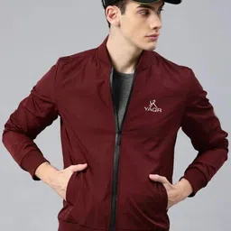 yaqr Men Solid Sports Jacket-picture-10